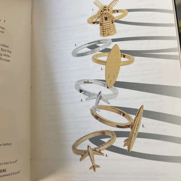 NEW JETSETCANDY AIRPLANE RING GOLD VERMEIL - Picture 8 of 10